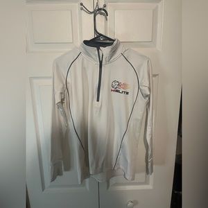 White Michigan Elite Volleyball Mizuno Performance Jacket